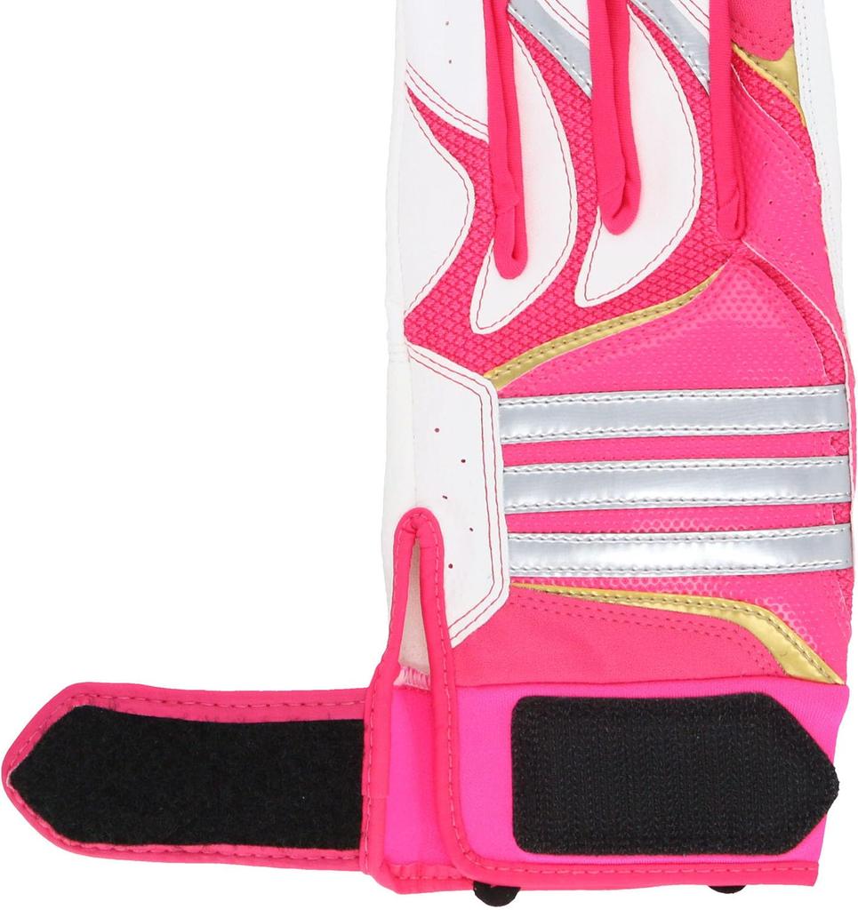 adidas BASIC Batting Size S Glove, Pink/White, (LBG405)