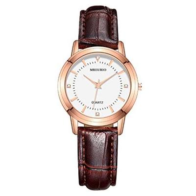 Women's Watch with Leather Strap, IP67 Waterproof, Fashionable Brown, Perfect Gift for Mother's Day, Birthdays, and Anniversaries