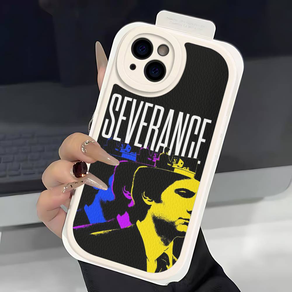 

Popular Sci-Fi Severance Movie Phone Case For IPhone 16 15 14 13 Pro Max 11 12 Plus Leather Silicone Cover iphone XS