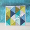 Hollow Triangle Background Cutting Dies for DIY Scrapbook Photo Album Card Decor