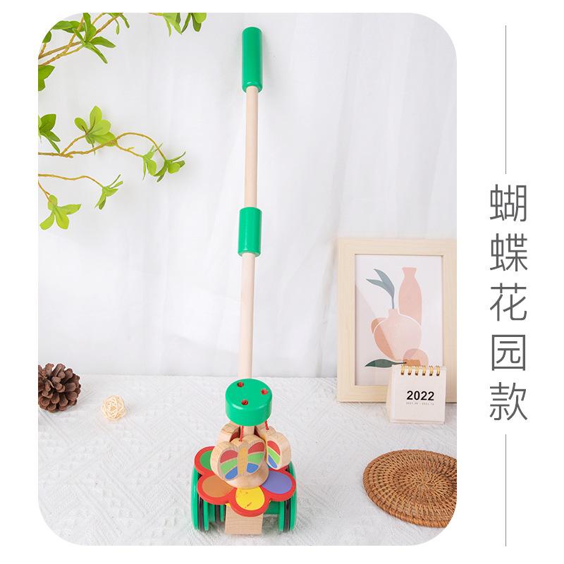 Children'S Wooden Multifunctional Cart Walker Toys Boys And Girls Early Education Educational Shopping Cart Toys