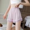 Lace Anti-Exposure Three-Quarter Summer Pajama Shorts for Women