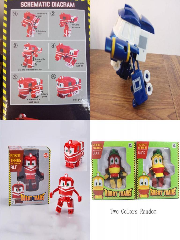 Robot Trains Rt Kay Tren Transformabil Figurina Jucărie Animație Coreeană Pentru Copii