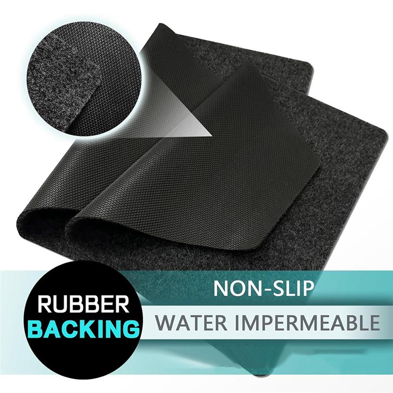 AD23-Urinal Mats 6 Pack Urinal Pads Urinal Floor Mats For Men Bathroom Commerical Disposable Non-Slip Rubber Backing Washable