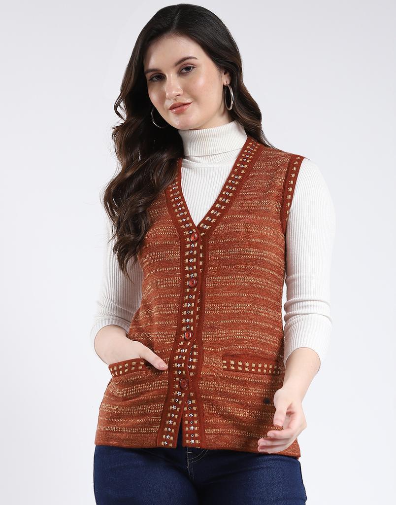 MONTE CARLO Women's Regular Fit Cardigan