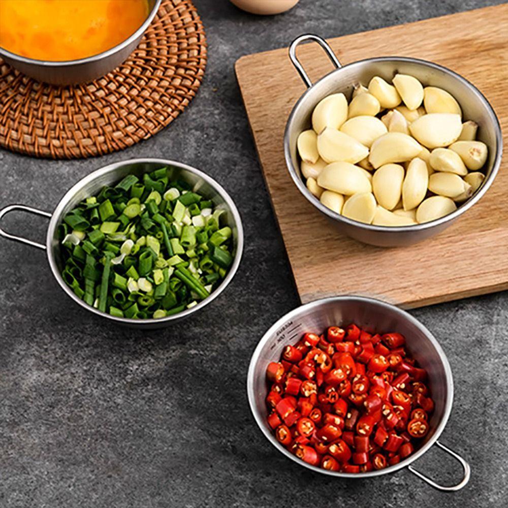 with Handle Bowl 304 Stainless Steel Fine Mesh Strainer Colander Basket  Kitchen Tool