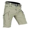 Summer Men Cargo Shorts Quick Dry Tactical Short Pants Multi-Pocket Shorts Men's Outdoor Hunting Fishing Knee Length Trousers