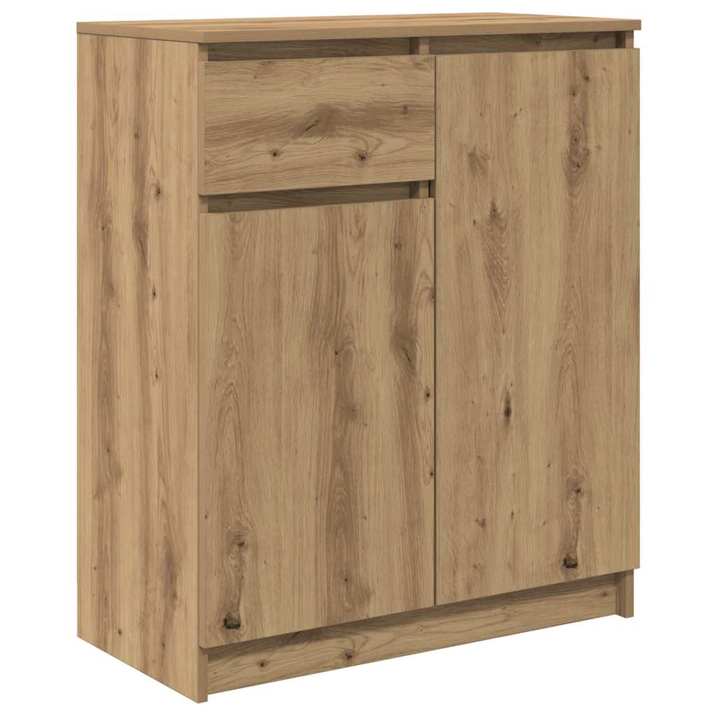 Sideboard with Drawer Artisan Oak Finish 71 x 35 x 84 cm Particleboard