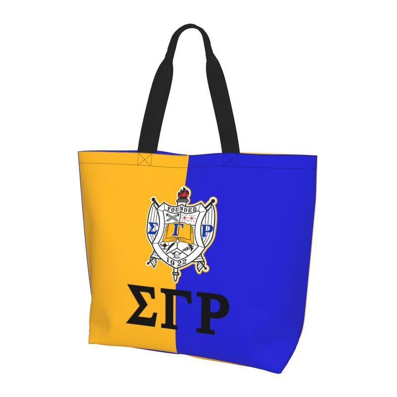 

Sigma Gamma Rho 1922 Print Travel Tote Bag Large Capacity Shoulder Bag Reusable Durable Handbags Women Grocery Shopping Bag 50x40x15cm