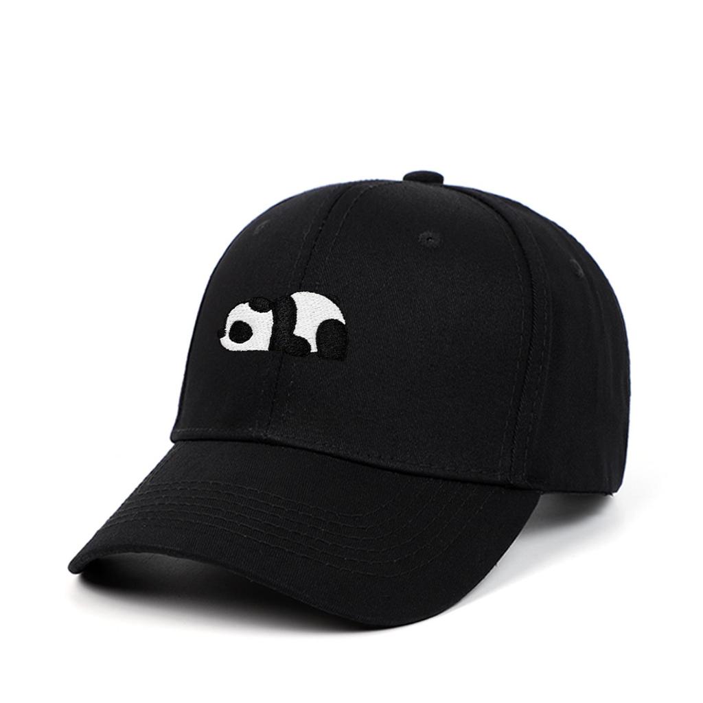 Panda Embroidery Baseball Cap - Unisex Summer Sports Hat, Custom Logo, Various Colors