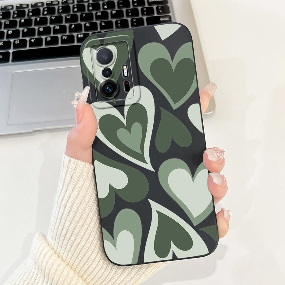 For Xiaomi 11T Pro Case Mi11T Cute Candy Painted Cover Shockproof Soft Silicone Phone Case For Xiaomi Mi 11T Pro 11TPro 5G Shell