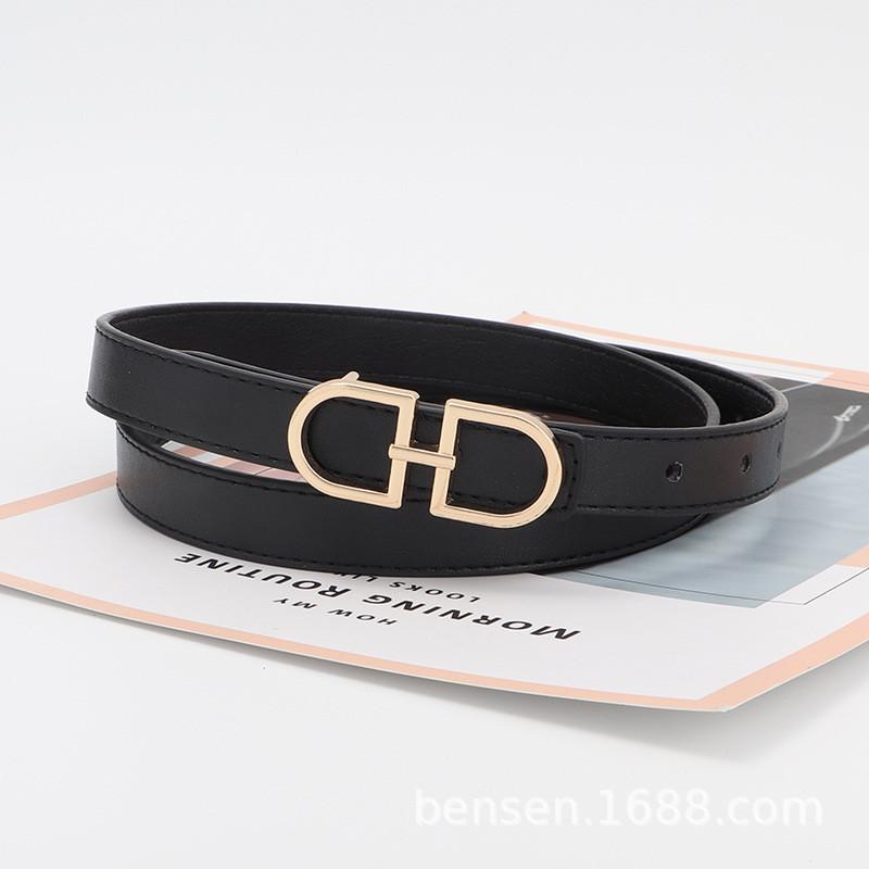 

Versatile Women Decorative Slim Leather Belt Narrow Strap Dresses Shirts Skinny чёрный