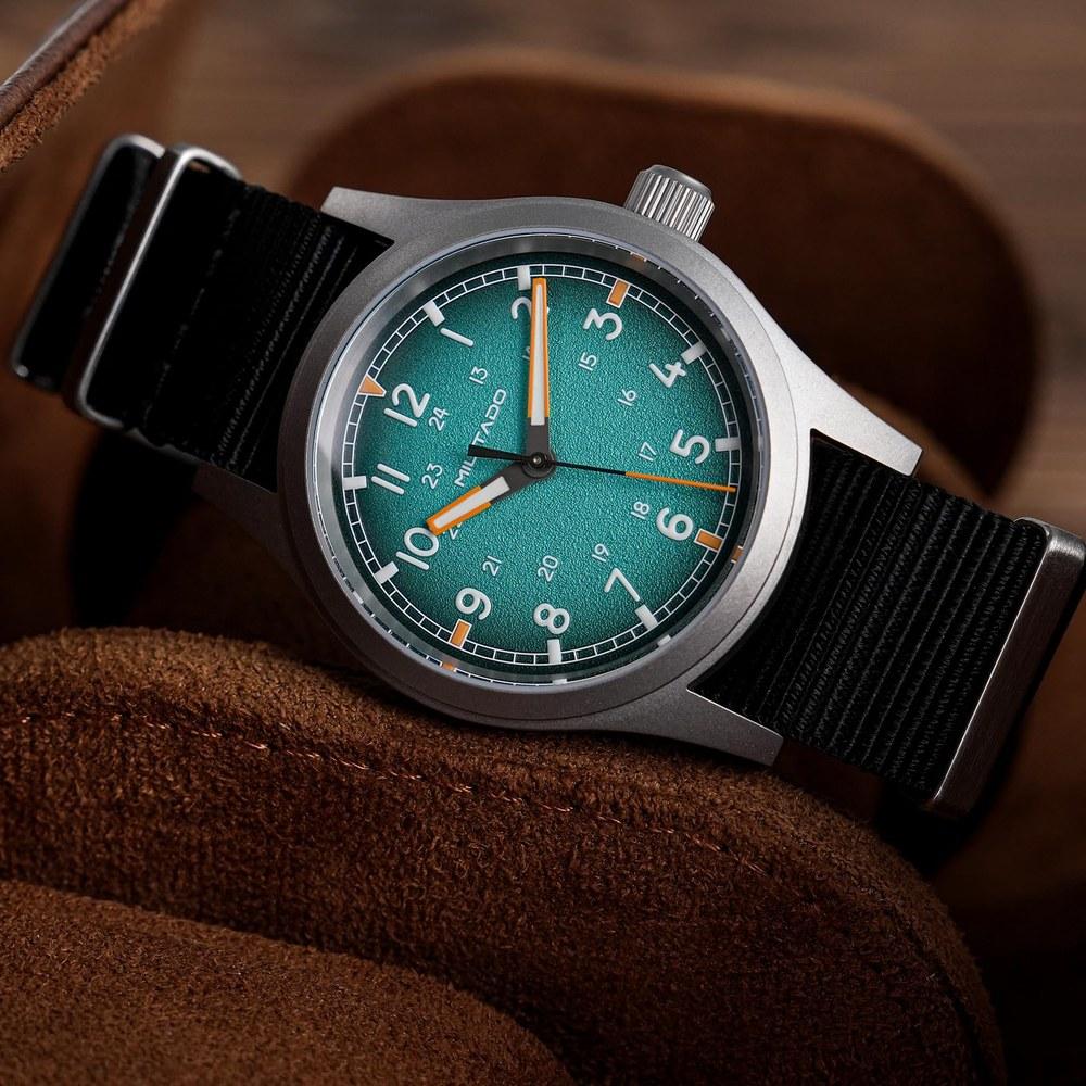 1963 Watch Militado ML05 Field Watch 38mm VH Sweep Hand Quartz Men