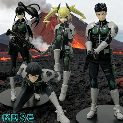 In Stock Anime Figurine Kaiju No. 8 Soshiro Hoshina Kikoru Shinomiya Action Model Pvc Toy Collection Desktop Accessories Gift