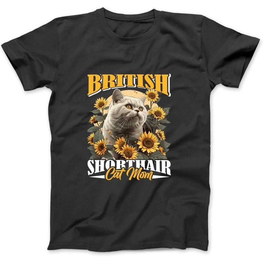 British Shorthair Mama British Shorthair CAT MOM Cat Mommy Long Sleeve T-Shirt Sweatshirt Hoodie for Men Women Kids Made in Canada Black XXXXXL разноцветный