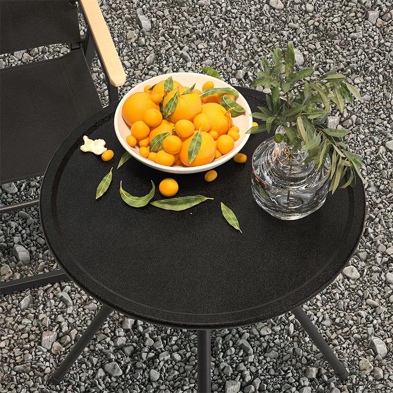 Outdoor Camping Table With/Without Lamp Stand Adjustable Telescopic Dining Table Abs + Steel Pipe For Camping Bbq Picnics