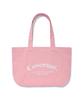 Fresh Serif Logo Canvas Bag Pink