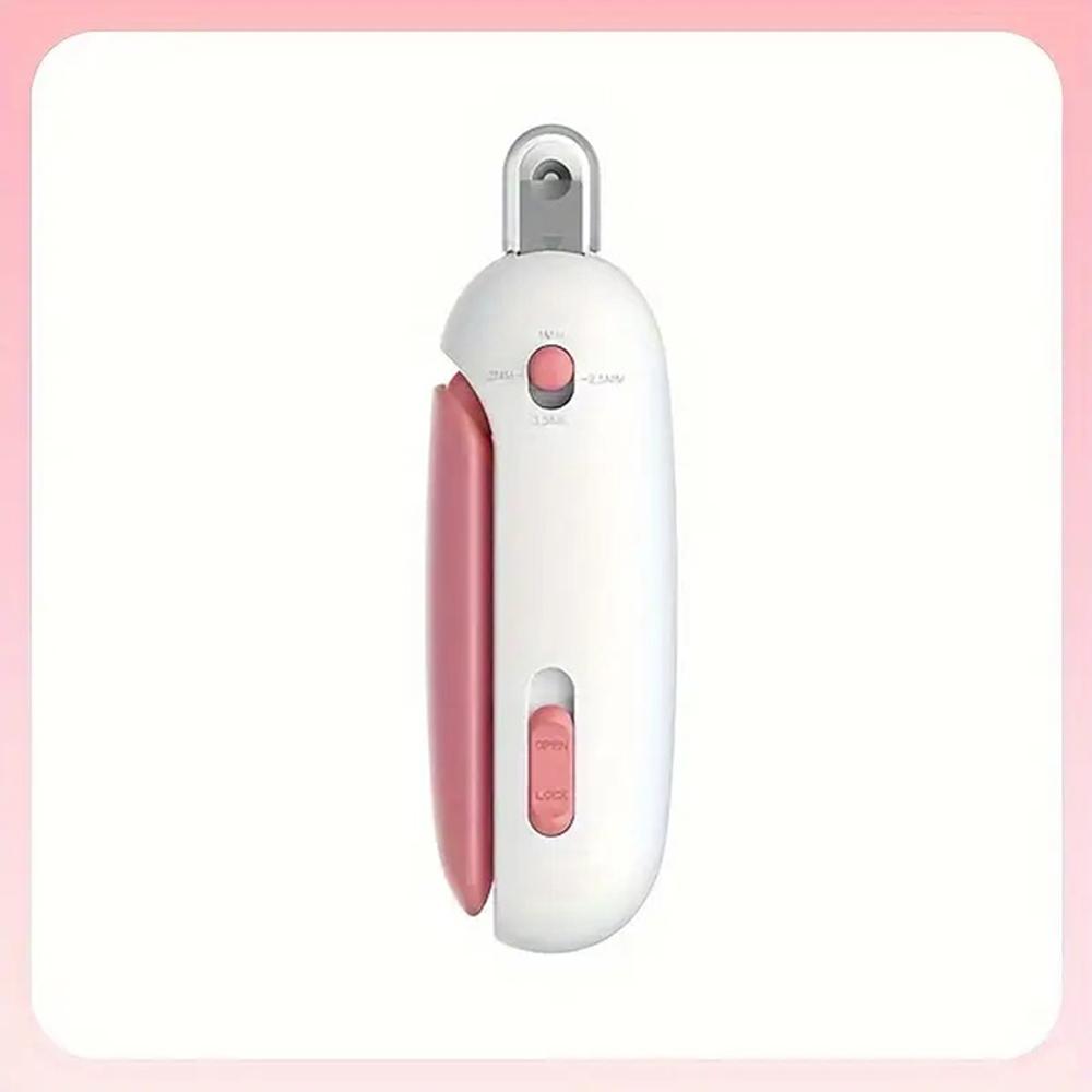 

Кусачки для нігтів для кішок собак з регульованим отвором професійні кусачки для нігтів домашніх тварин, щоб уникнути надмірного різання нігтів цуценя кошеня інструмент для догляду за кігтями рожевий