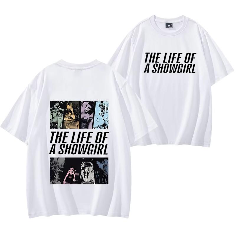 

Футболка Showgirls Life в моей эре Showgirl Футболка Новый альбом 2025 Футболка Подарок для поклонника кантри-музыки Мужская Женская Уличная одежда Хип-хоп Топы 4XL
