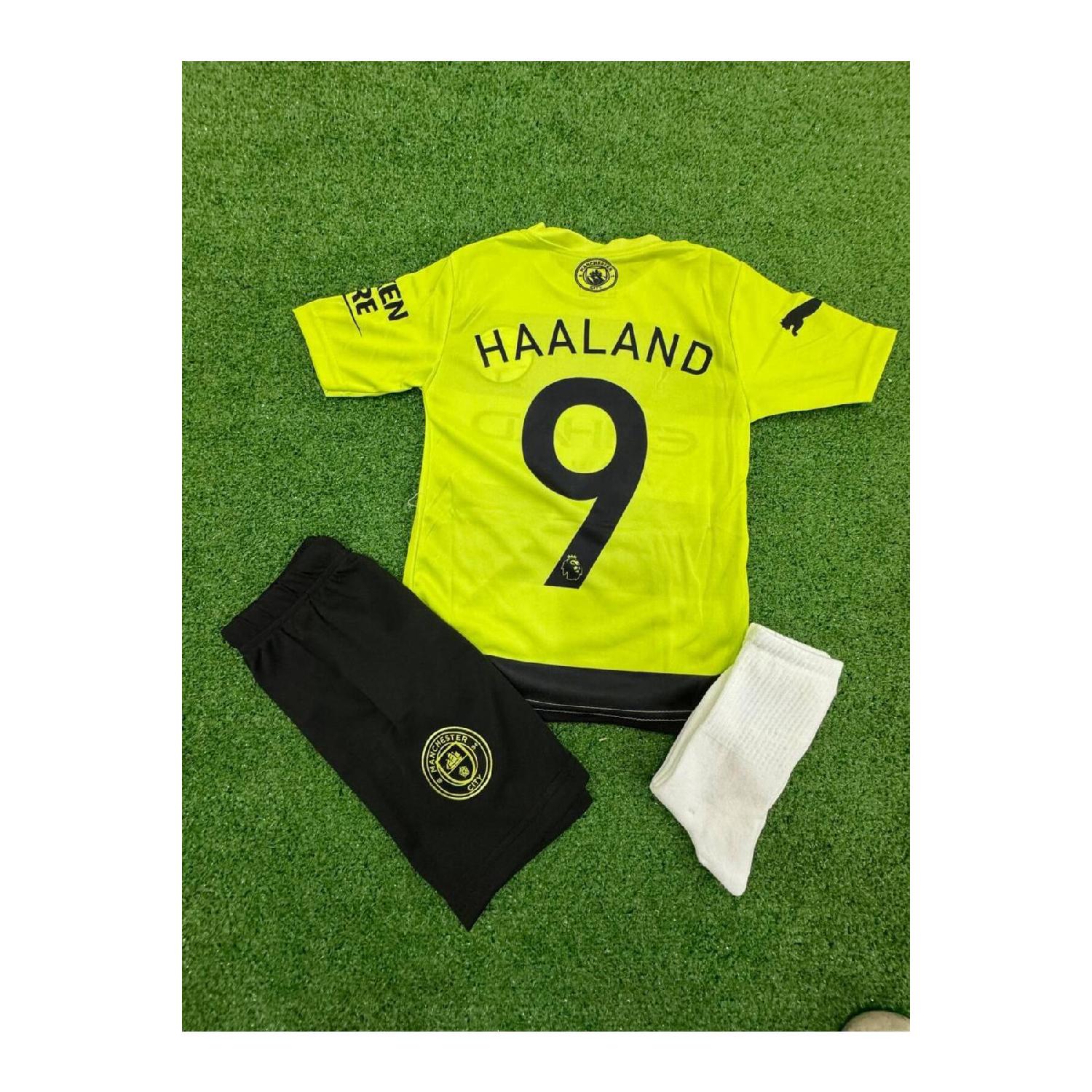 

Комплект из 3 детских футболок нового сезона Haaland Manchester City