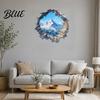 3D Scenery Wall Paper Snow Peak Sticker Landscape Decorative Decal Durable Modern Minimalist Room Decor PVC Waterproof Window Film for Living