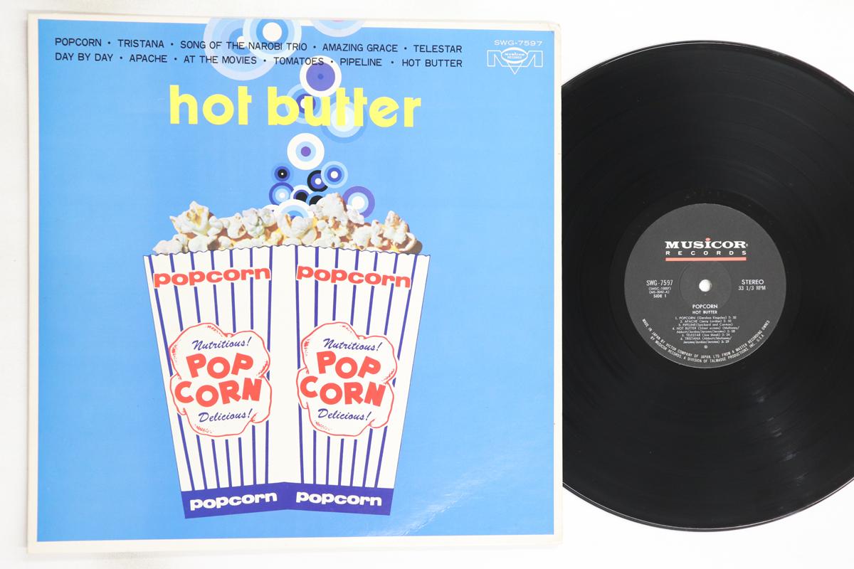 

LP Record HOT BUTTER - Popcorn SWG7597 MUSICOR 1972 Japan Dance & Electronica Used
