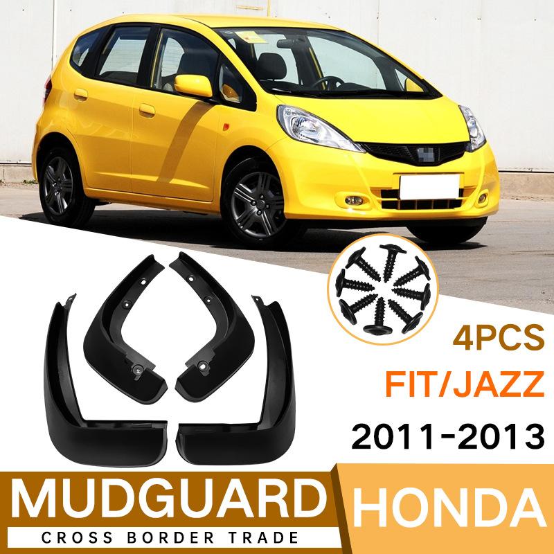 Mud Flaps For  Honda Fit Jazz 2011-2013 MudFlaps Front Rear Fender Car 11-13