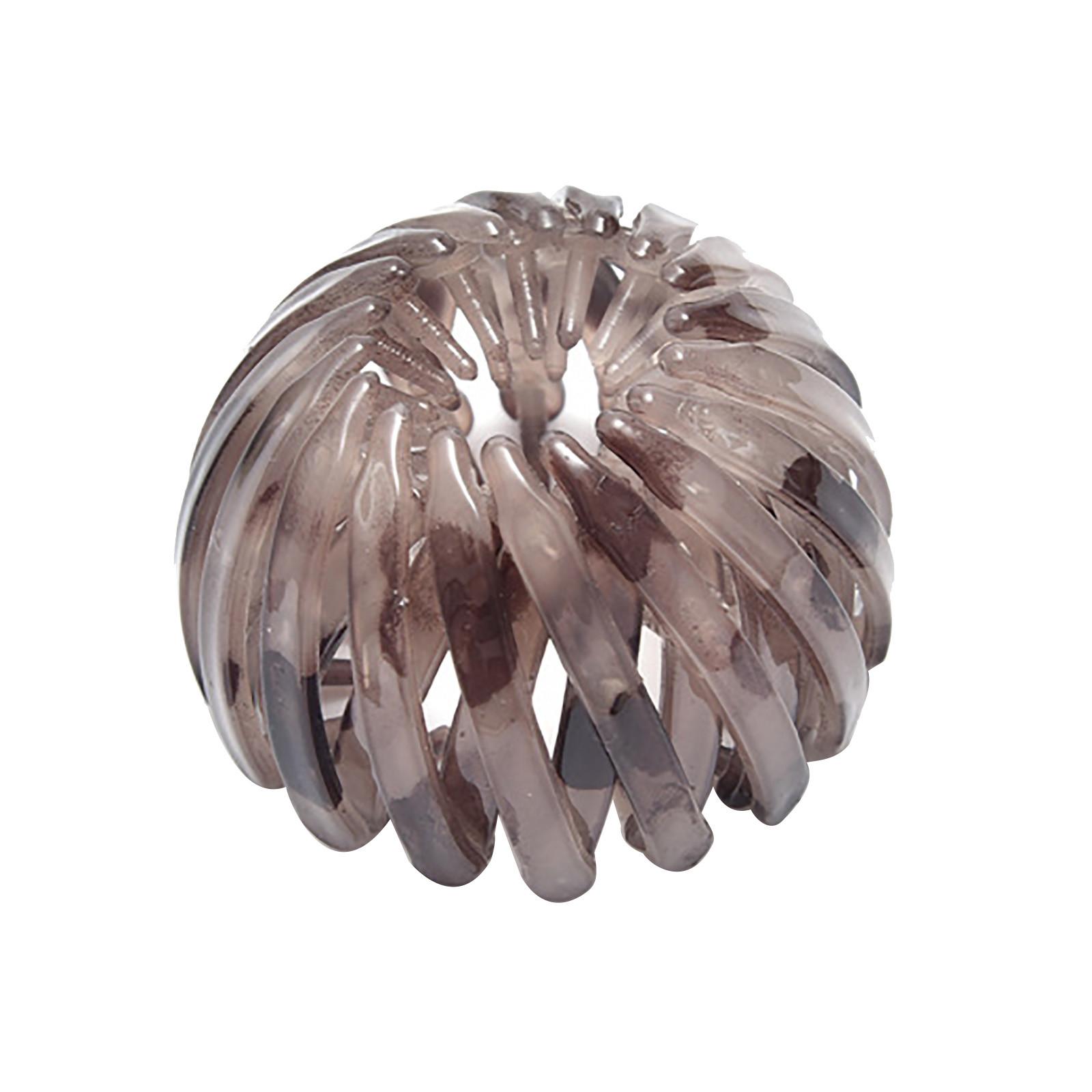 

Заколка для волос Ramidos, щипцы для завивки хвоста, модные женские волосы с расширяющимся хрустальным хвостом в форме птицы One Size кофейный