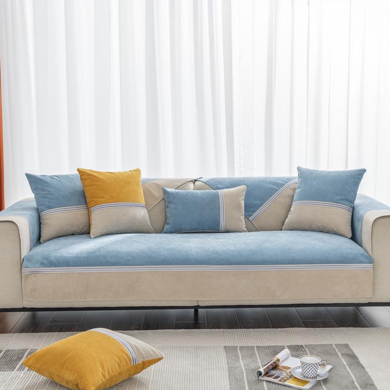 All-Season Non-Slip Waterproof Sofa Cover: Anti-Cat Scratch, Non-Sticky Fabric, Full Coverage