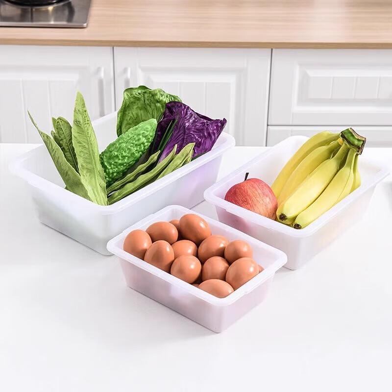 Homeglen Plastic Dish Storage Bin with Lid
