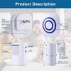 38 Chime Tunes Motion Sensor Alarm Wireless Driveway Alarm Indoor Home Motion Detector Long Range Security Alert Monitor System
