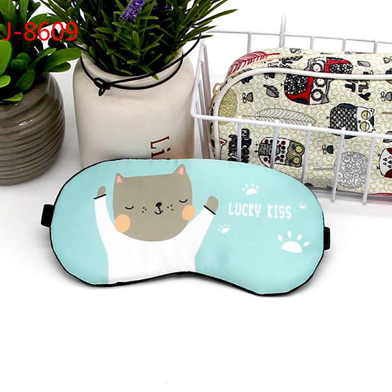 1pc Cotton Creative Lovely Cartoon for Eye Travel Relax Sleeping Aid Eye Patch Shading Eye Mask Sleeping Mask Eyepatch Eye Cover