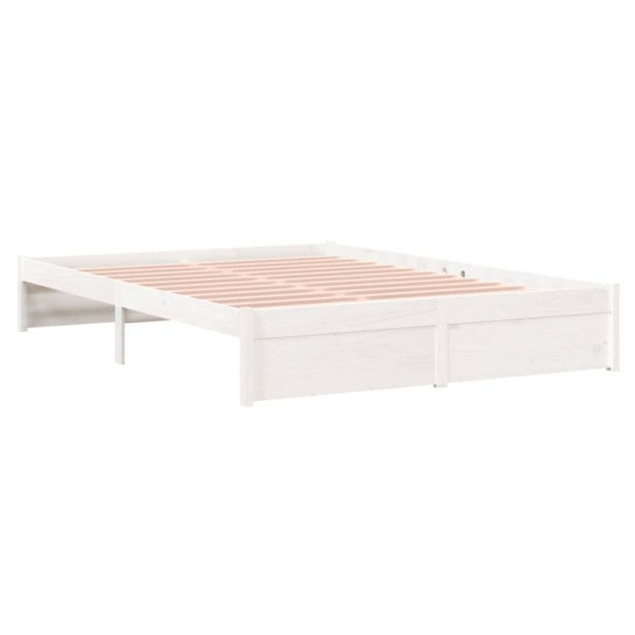 VidaXL Bed Frames White Solid Wood 140x200 Cm 814950