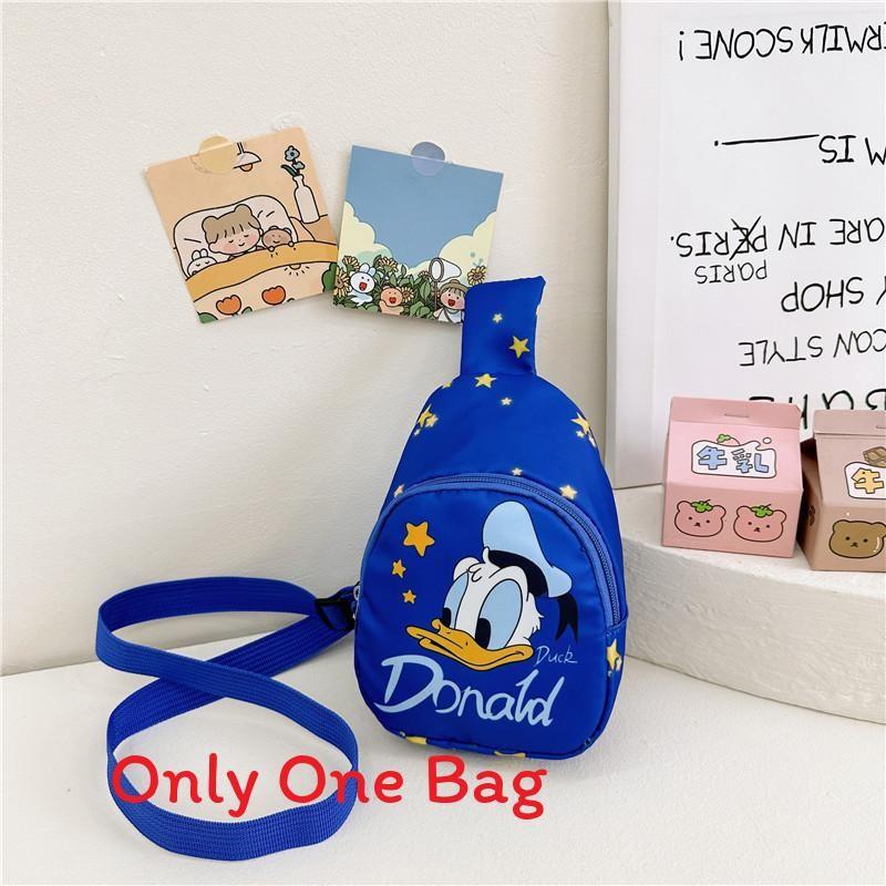 Duck Donald Cartoon Character Style Shoulder Bag Children Chest Bag