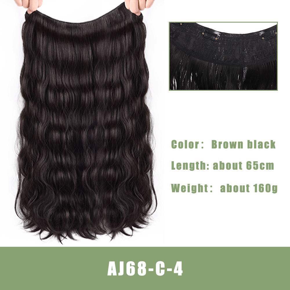 

Волнистые синтетические волосы 18/22/26 дюймов на 4 клипсах для наращивания волос, термостойкий длинный парик, парик из высокотемпературного волокна