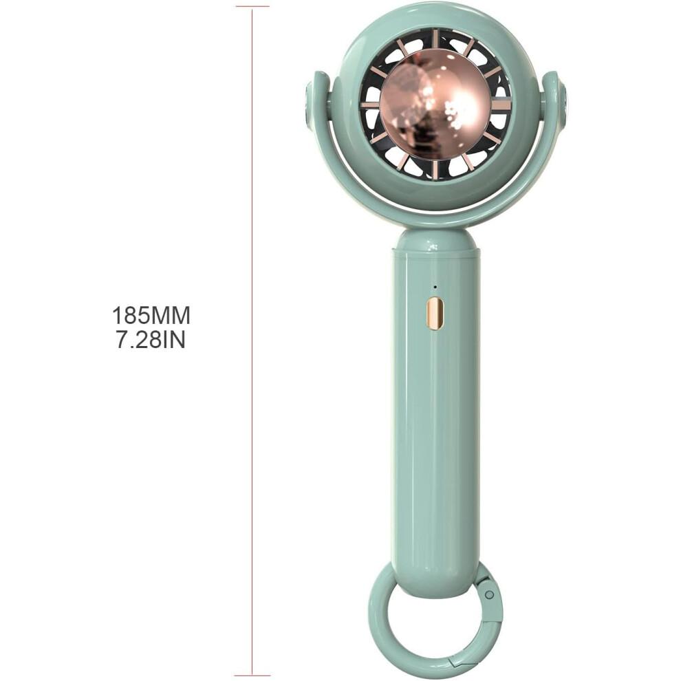USB Hand Fan Semiconductor Refrigeration Fast Cooling 2200mAh Battery Rechargeable Handheld Fan Air Cooler