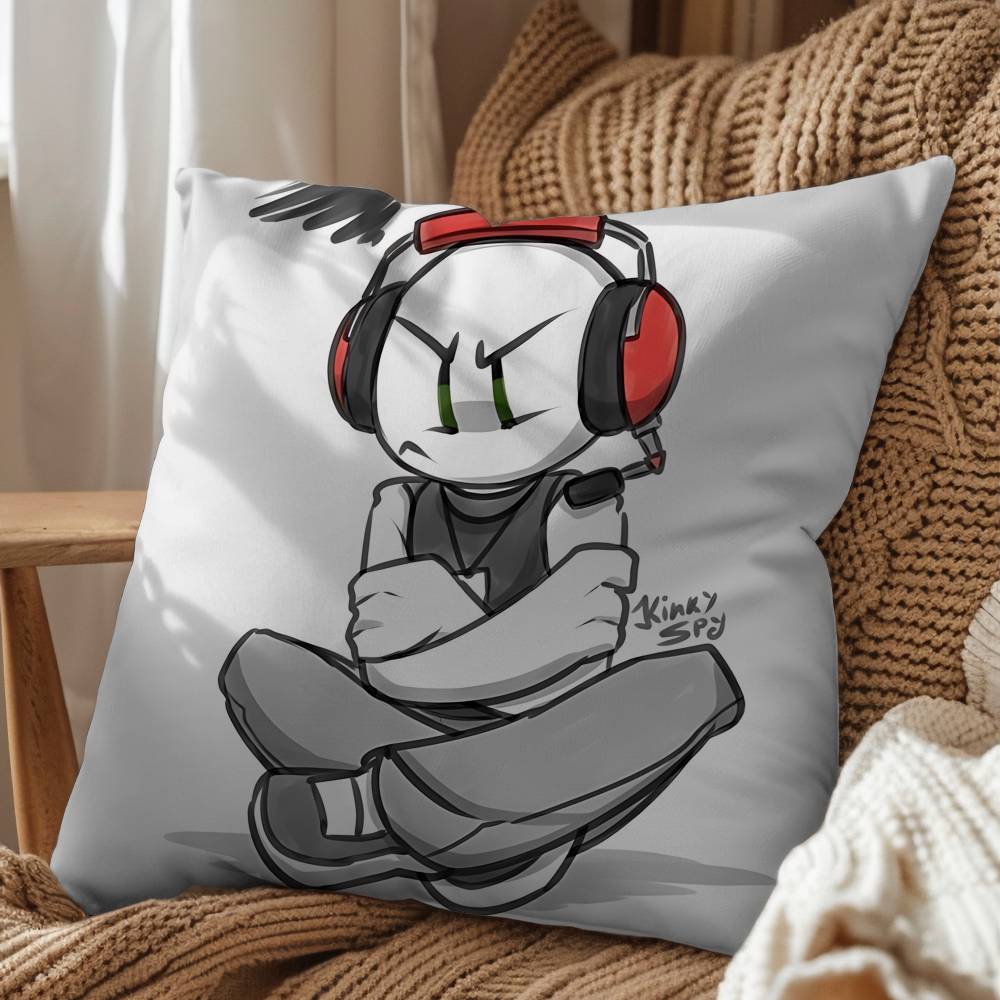 Game Henry Stickmin Collection Pillow Case Square DoubleSided Printing Short Plush Sofa Cushion Cover Bedroom Bedside Pillow