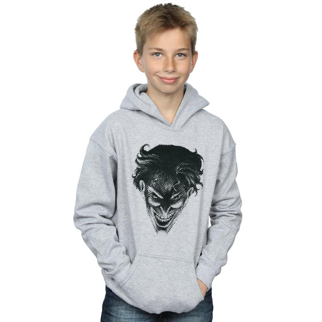 DC Comics Boys The Joker Spot Face Hoodie