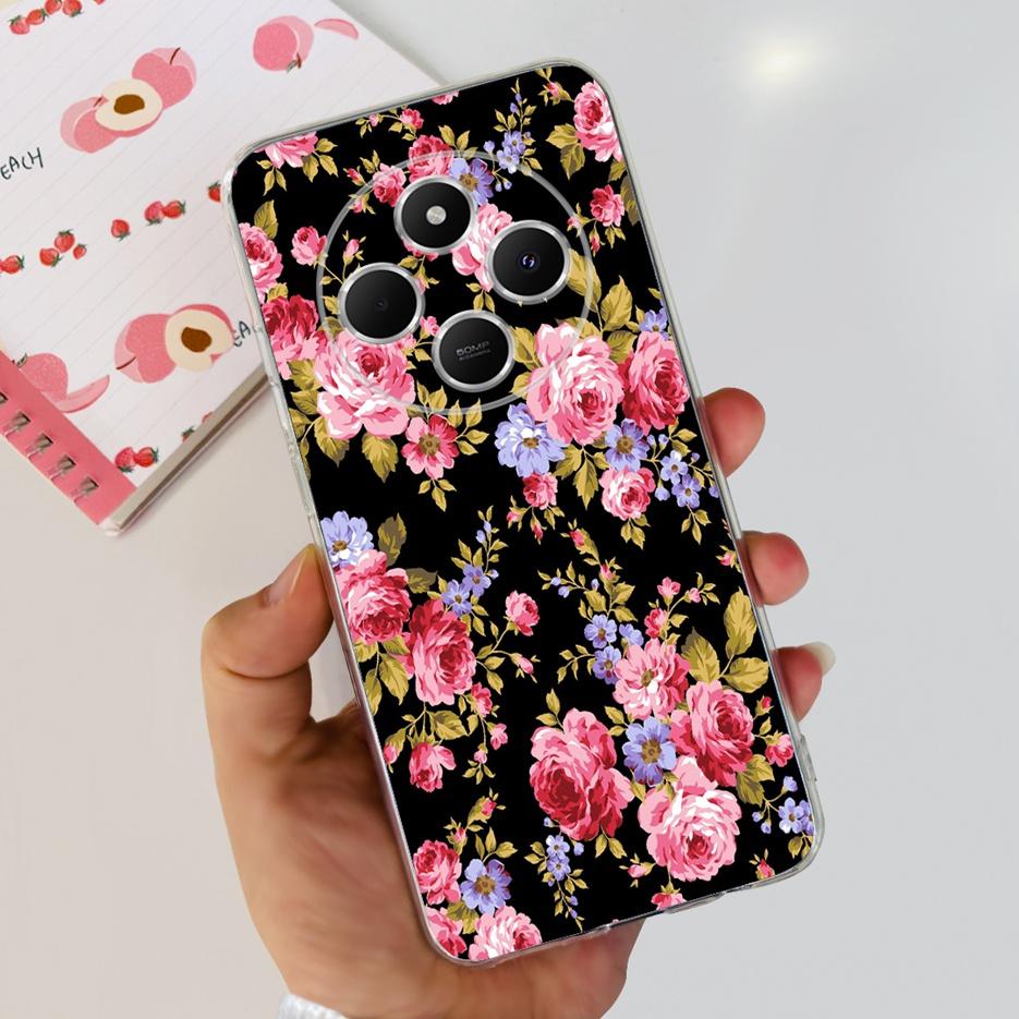 For Xiaomi Poco C75 Case Cute Cat Butterfly Painted Cover Soft Silicone Phone Case For Xiaomi Poco C75 C 75 PocoC75 Fundas Coque