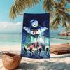 1Pc Ghostbusters Marshmallow Men Beach Towel Microfiber Beach Towel Thin Absorbent For Beach Swimming Yoga Bath Sports 0917147