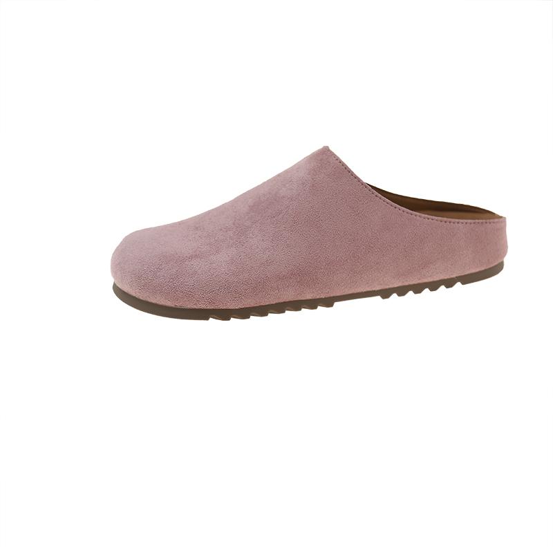 2025 Women s Simple Light and Stylish Thick Slippers for Outdoor Wear Spring New Style Retro Fashionable Slippers 40 розовый 5325₽