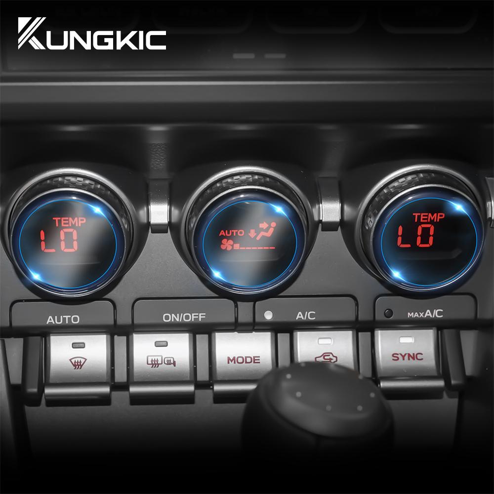 AC Switch Outlet Knob TPU Protective Film For Subaru BRZ Toyota GR86 2025 2025 2025 2025 Clear Film Interior Accessories Trim