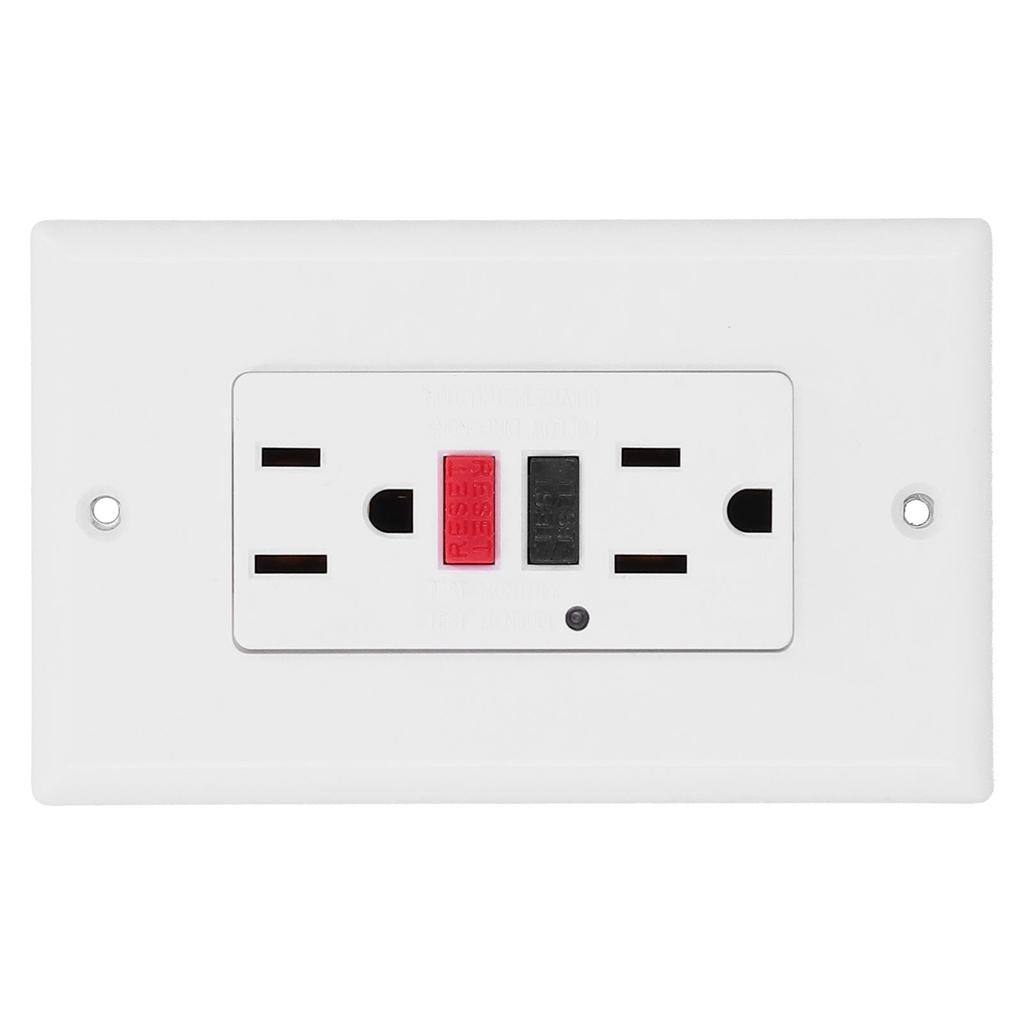 Wall Outlet  GFCI Smart Ground Fault Leakage  Socket Switch AC120V LD‑3003