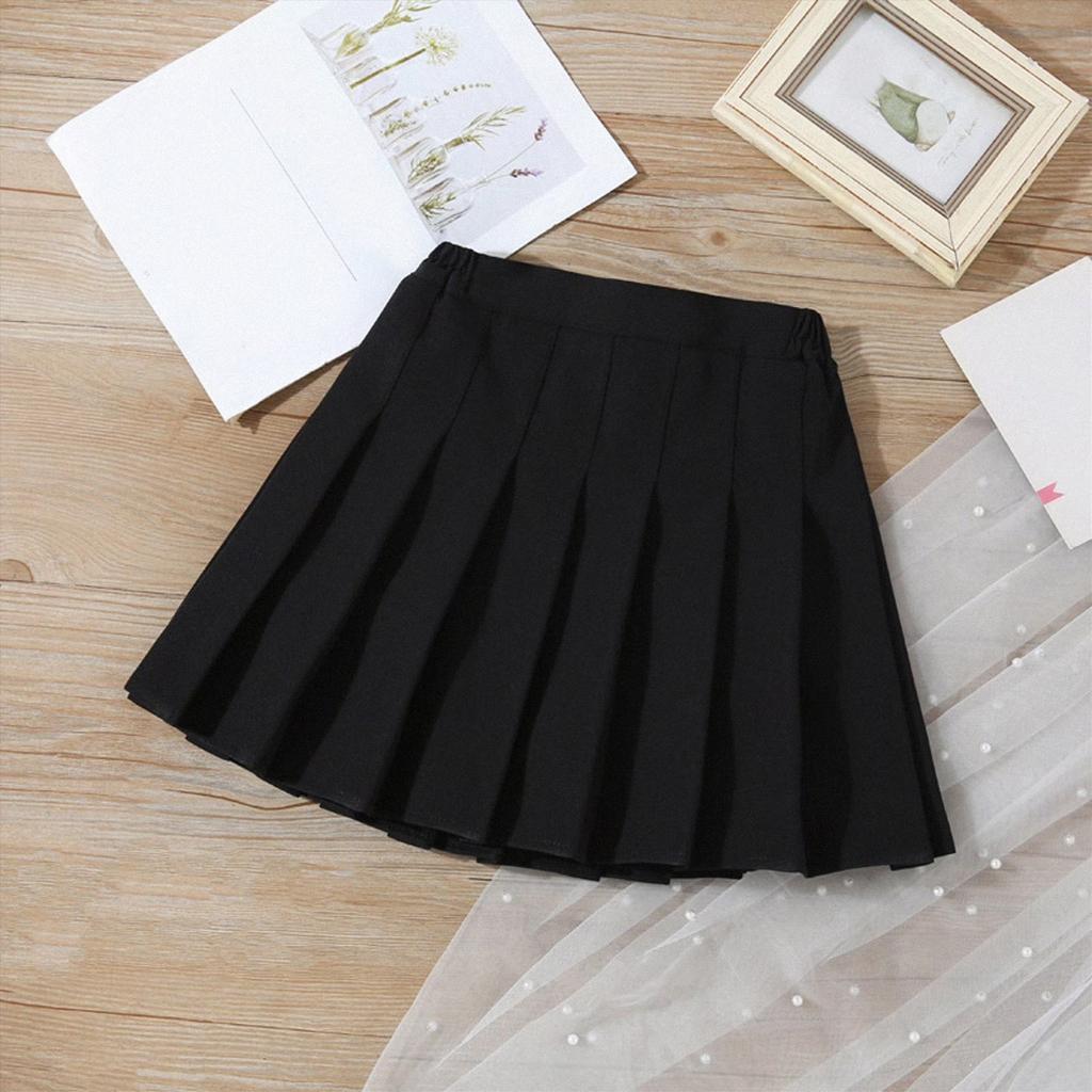 Girls Pleated Skirt School Uniform Style Classic Design Lightweight Comfortable Fabric Suitable for Daily Wear and Special Occasions