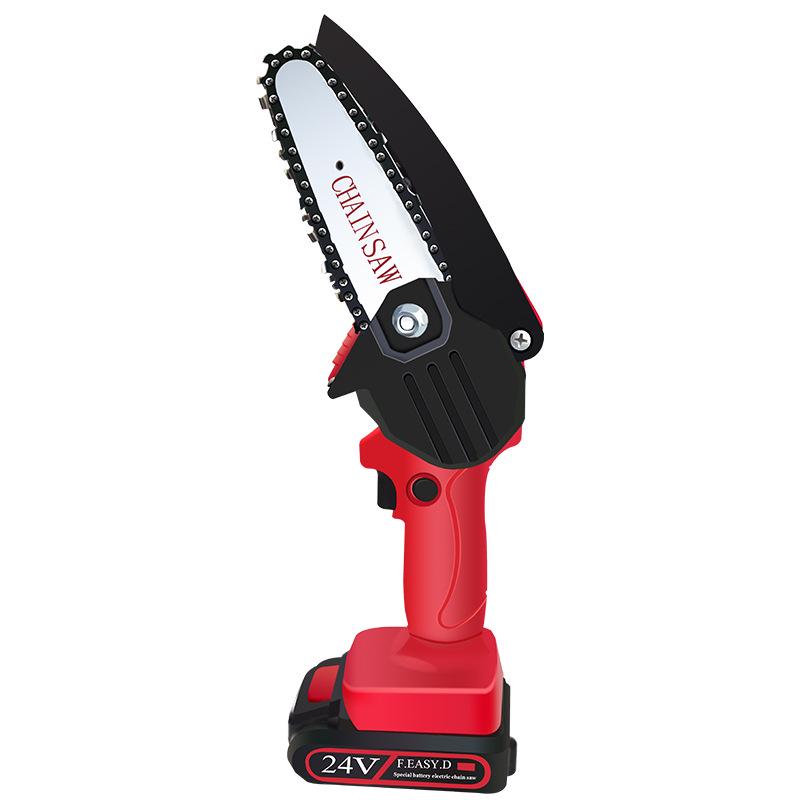 Rechargeable Mini Handheld Chainsaw for Gardening and Logging
