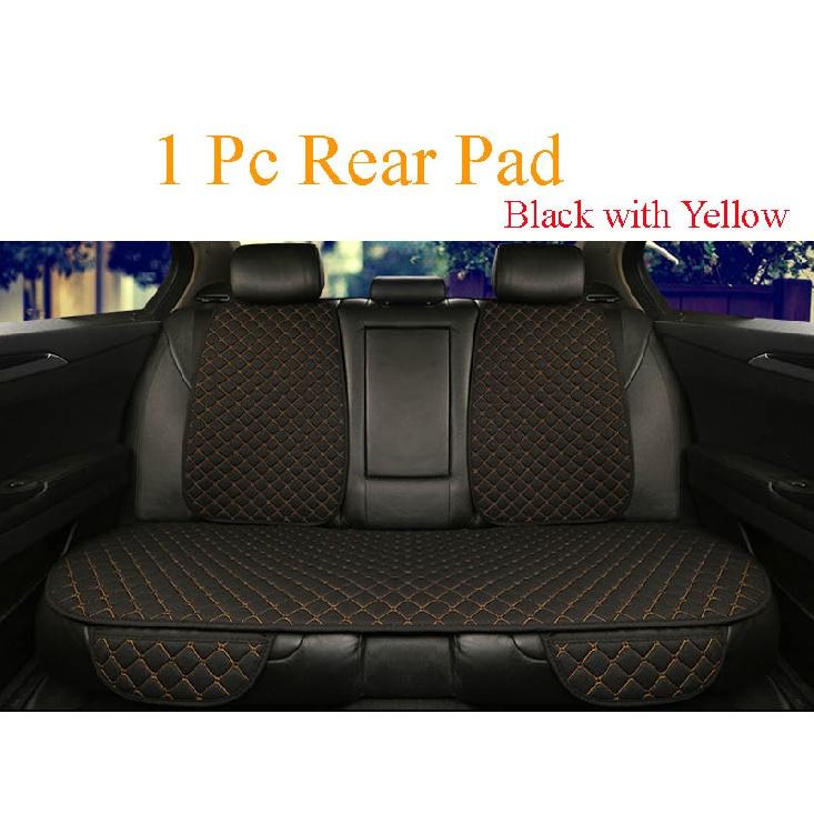 Flax Car Seat Cover Protector Universal Linen Front Rear Back Cushion Protect Pad Mat Backrest Accessories Interiors Truck