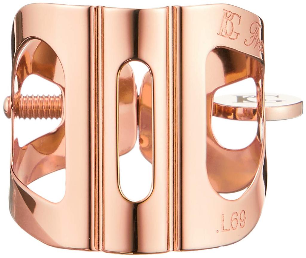 BG Tradition Ligature Rose Gold Reverse Tightening 1 Screw for Baritone Saxophone L69