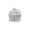 Pingente Charm de Cupcake Rosa Joias Femininas Prata 791891EN68