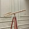 Brass Telescope for Distant Views, Long-standing Telescope, Nautical Home Decorating Maritime Telescope with Tripod Stand