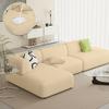 Waterproof Living Sofa Cover Solid Color Elastic Corner Couch Covers Designed For Living Room Home Decor 1 /2 /3 /4 -Seater L Shape Living Sofa